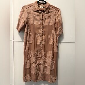 Wilfred Rose Floral Embroidered Dress